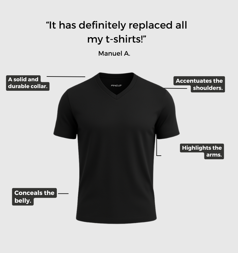 Pack of 4 V-necks - Mix