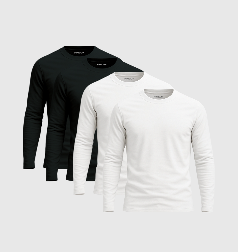 Pack of 4 Long Sleeves - Mix