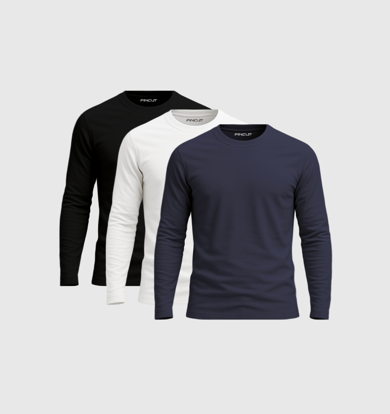 Pack of 3 Long Sleeves - Essential