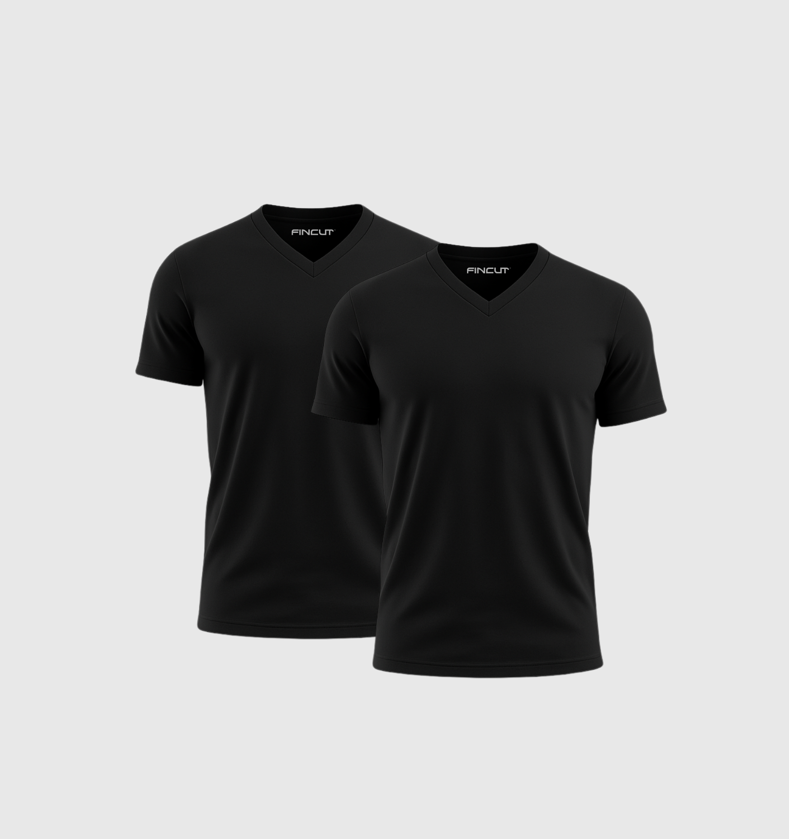 Pack of 2 V-necks - Black
