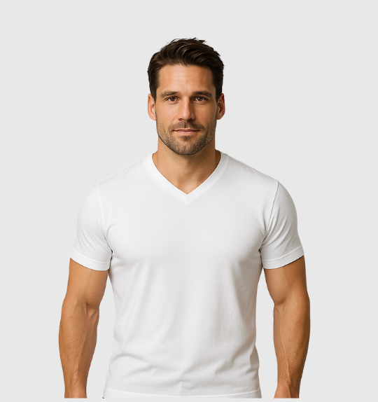 Pack of 4 V-necks - Mix