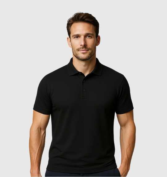 Pack of 4 Polo Shirts - Black