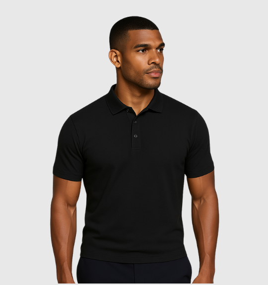 Pack of 6 Polo Shirts - Black