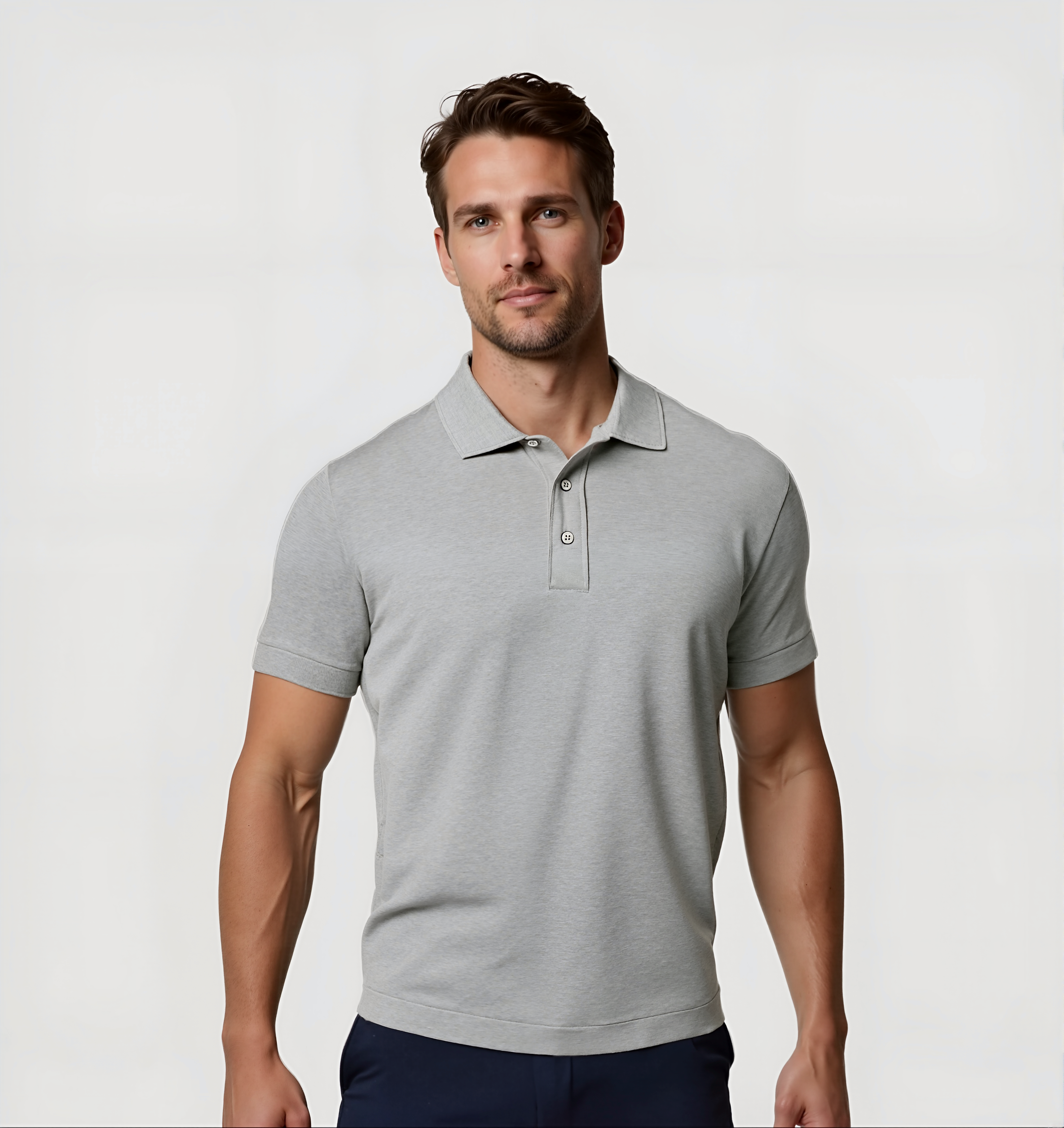 Pack of 6 Polo Shirts - Gray
