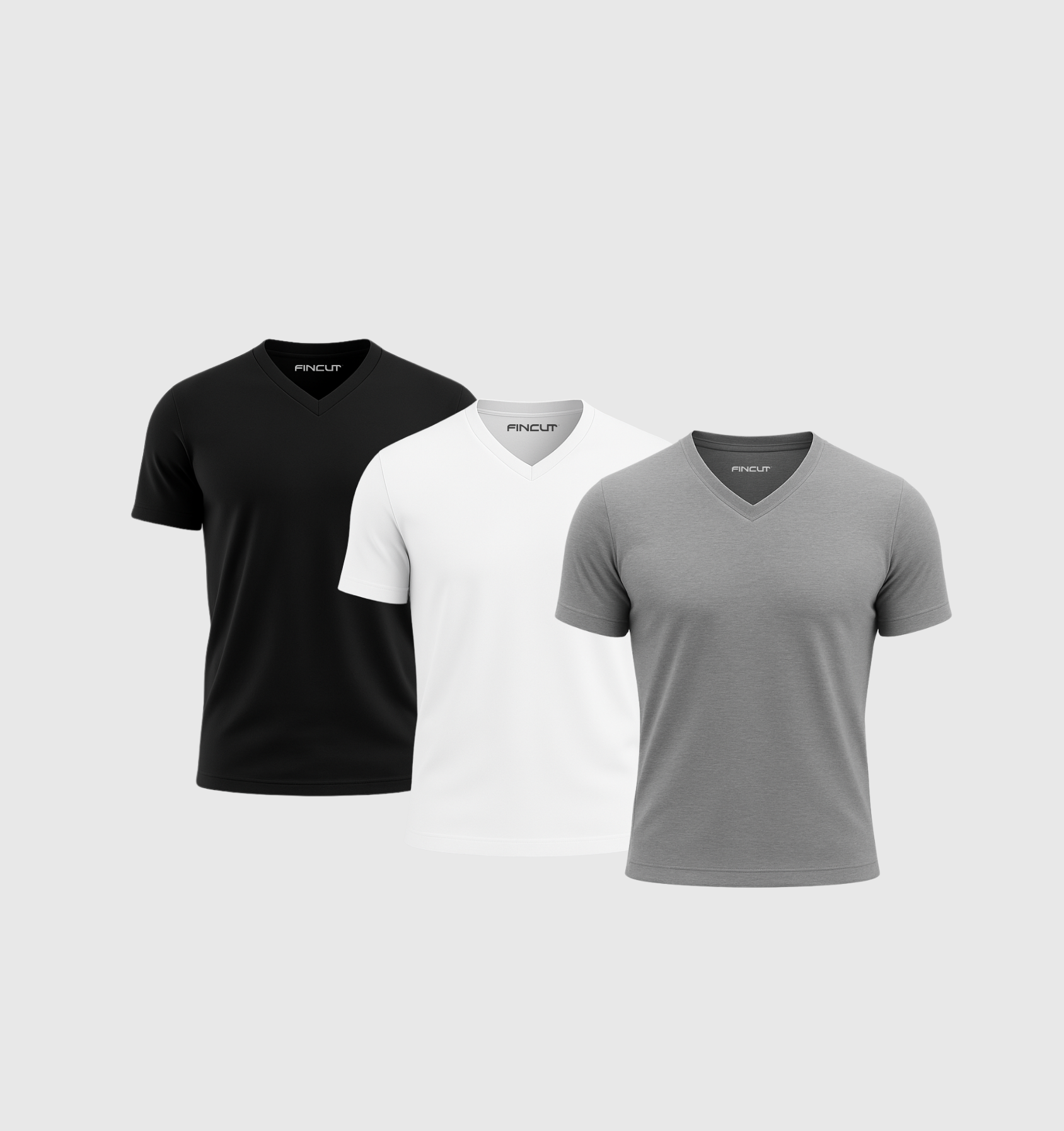 Pack of 3 V-neck Shirts - Winter