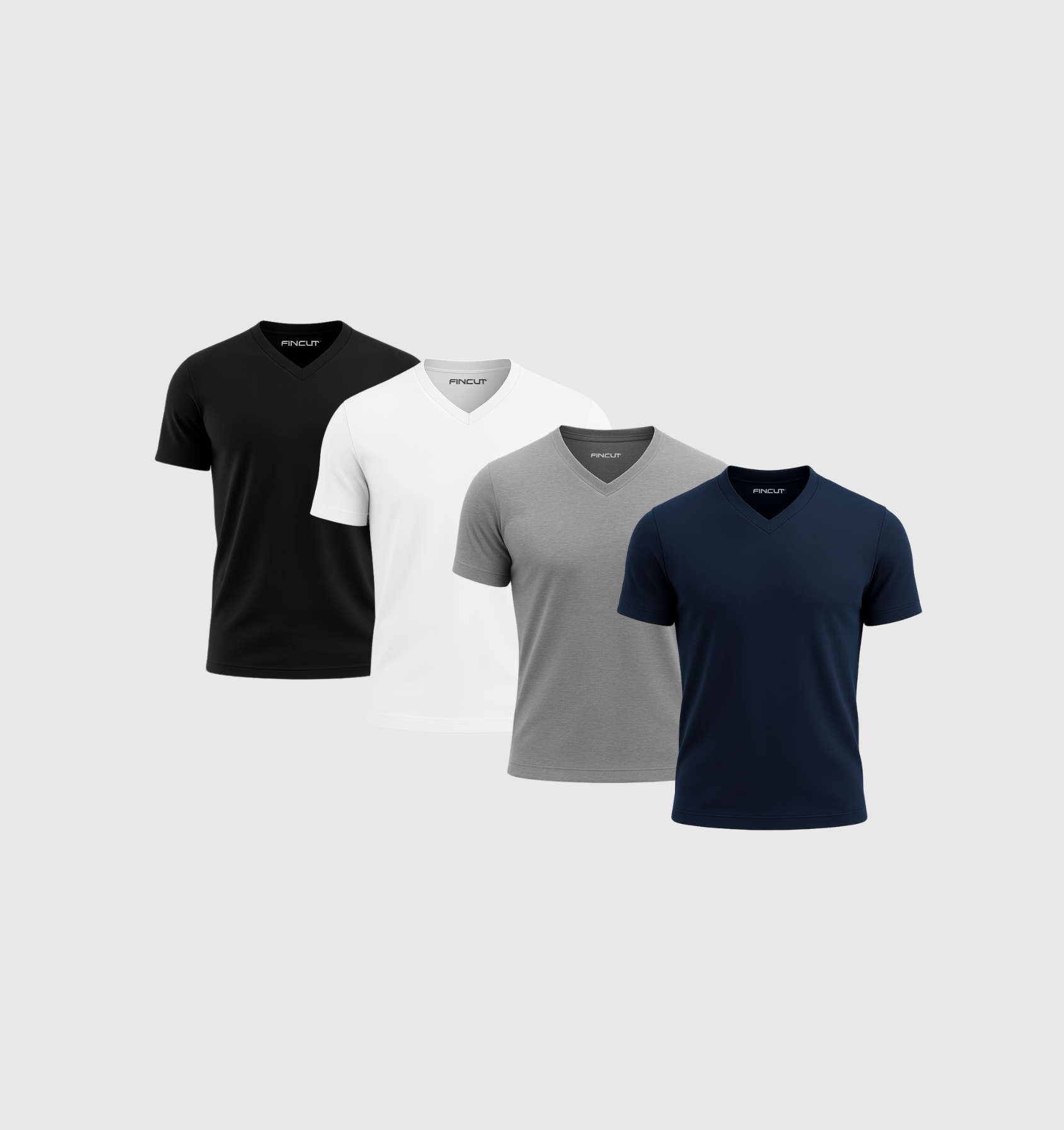 Pack of 4 V-neck Shirts - Winter