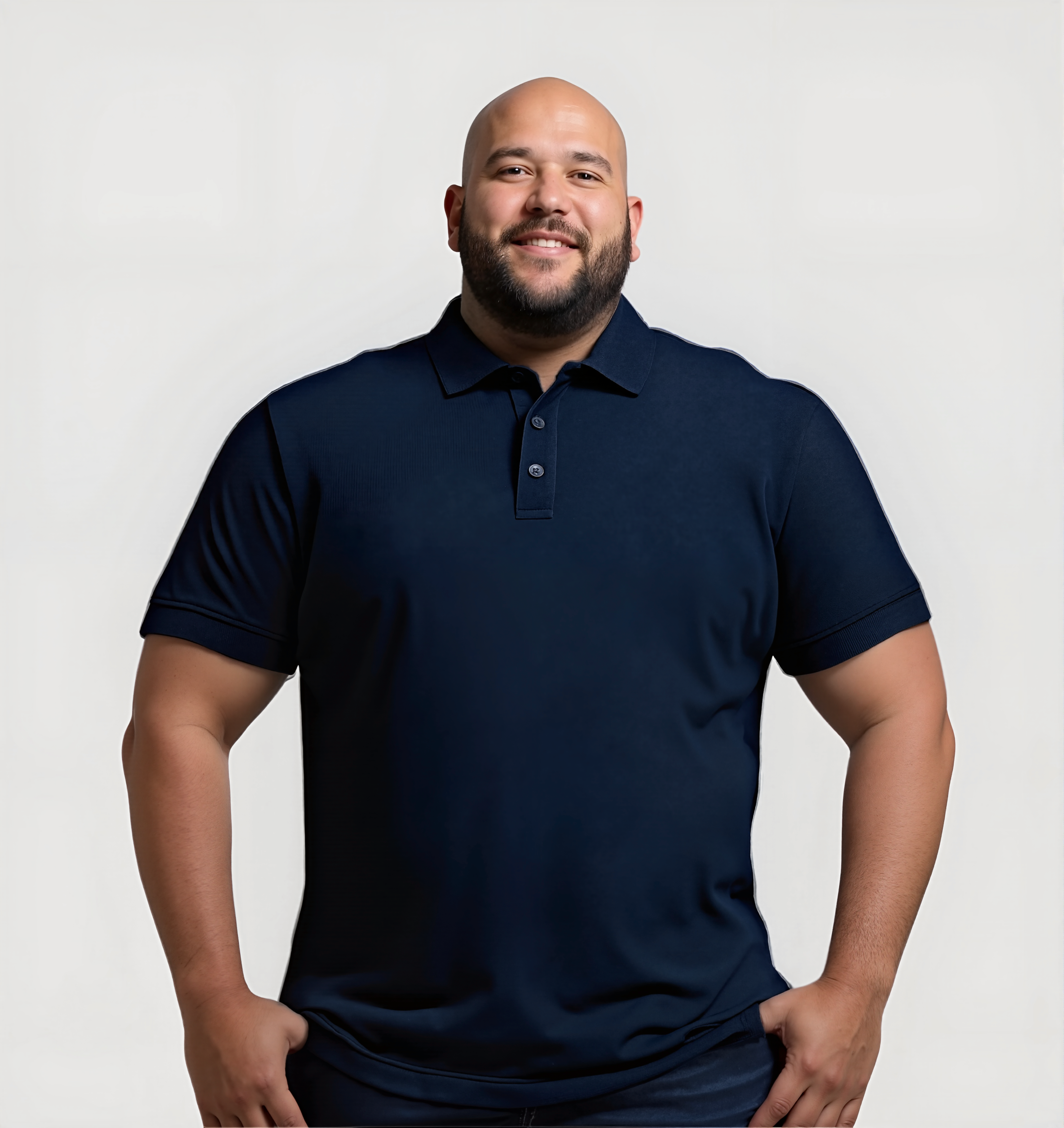 Pack of 6 Polo Shirts - Navy blue