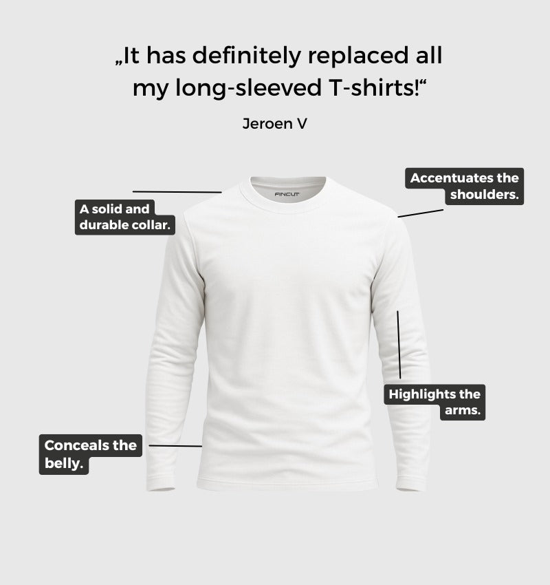 Long Sleeve Solo - White