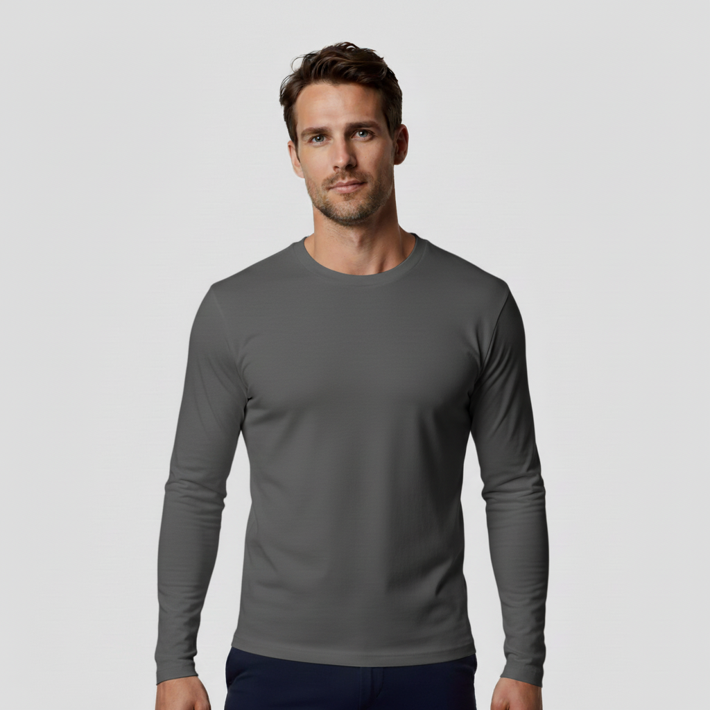Long Sleeve Solo - Grey