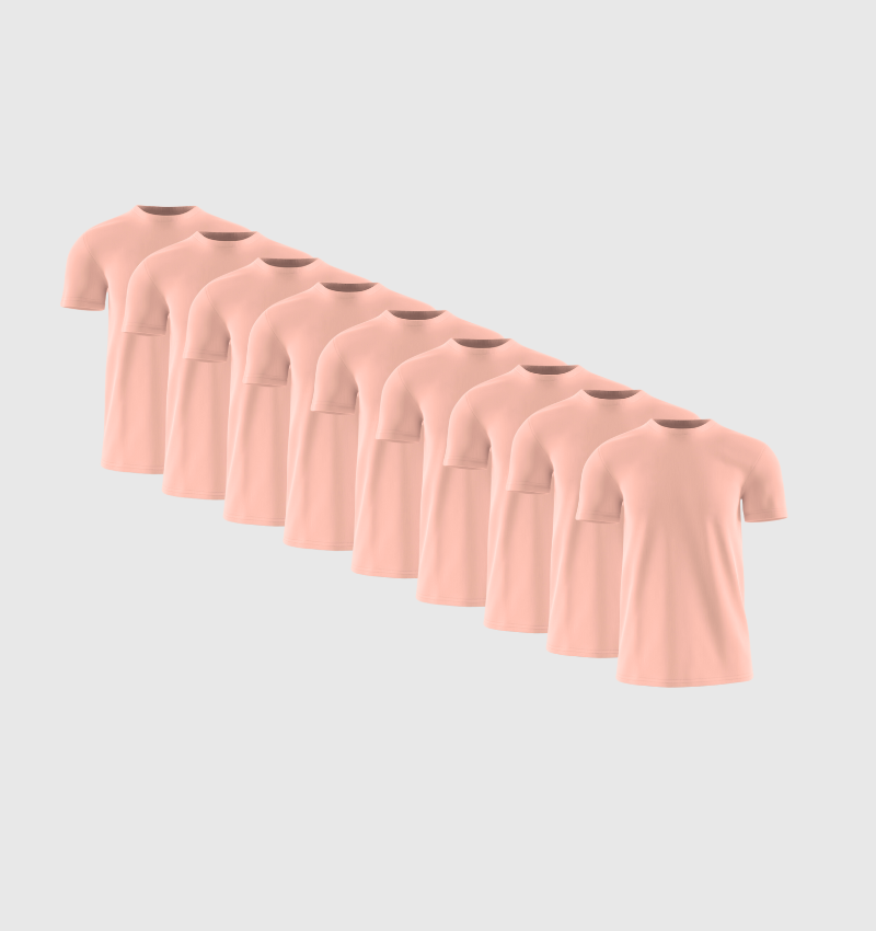 Pack of 9 – Salmon Pink