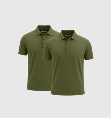 Pack of 2 Polo Shirts - Khaki