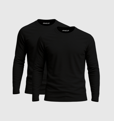 Pack of 2 Long Sleeves - Black