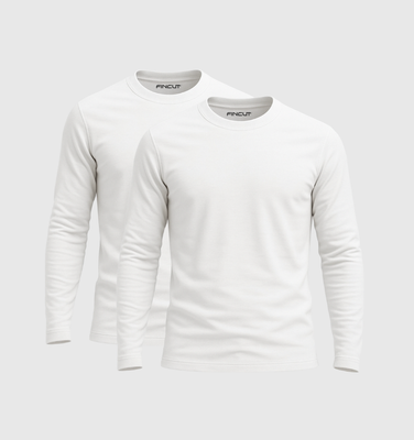 Pack of 2 Long Sleeves - White