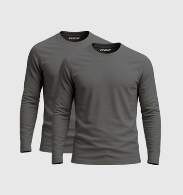 Pack of 2 Long Sleeves - Grey