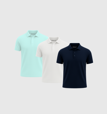 Pack of 3 Polo Shirts - Summer