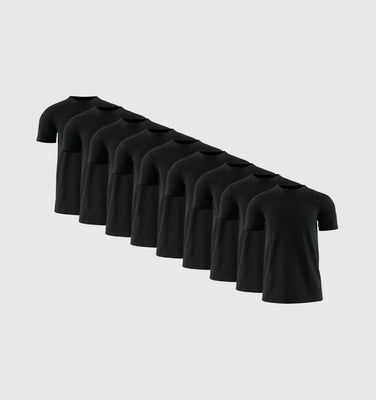 Pack of 9 - Black