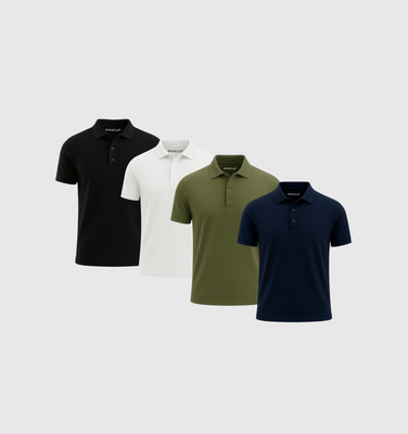 Pack of 4 Polo Shirts - Essential