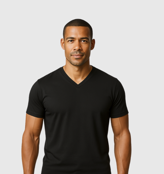 Pack of 6 V-necks - Mix