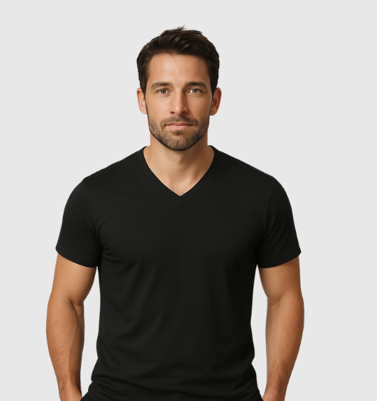 Pack of 2 V-necks - Black