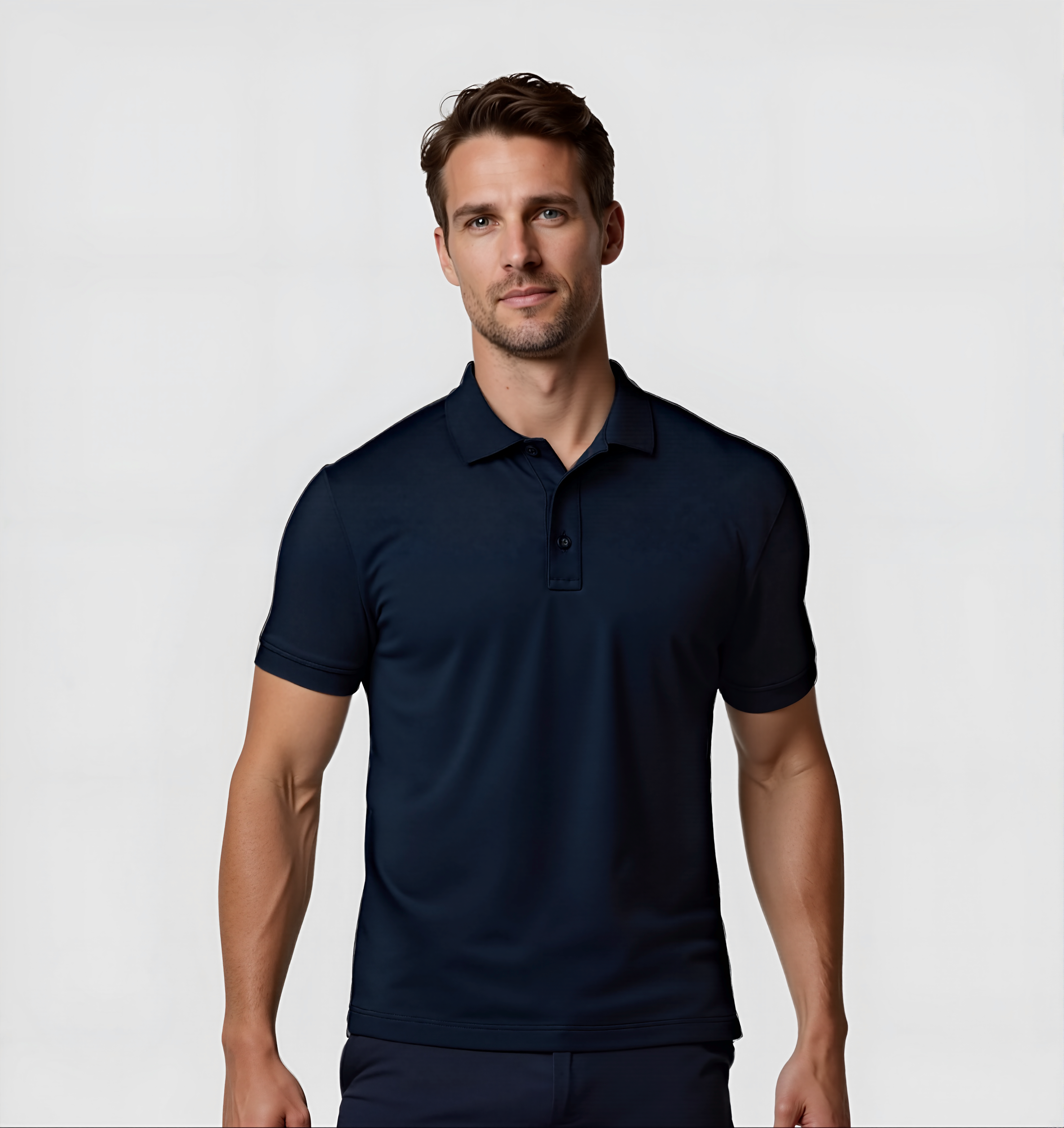 Pack of 9 Polo Shirts - Navy blue