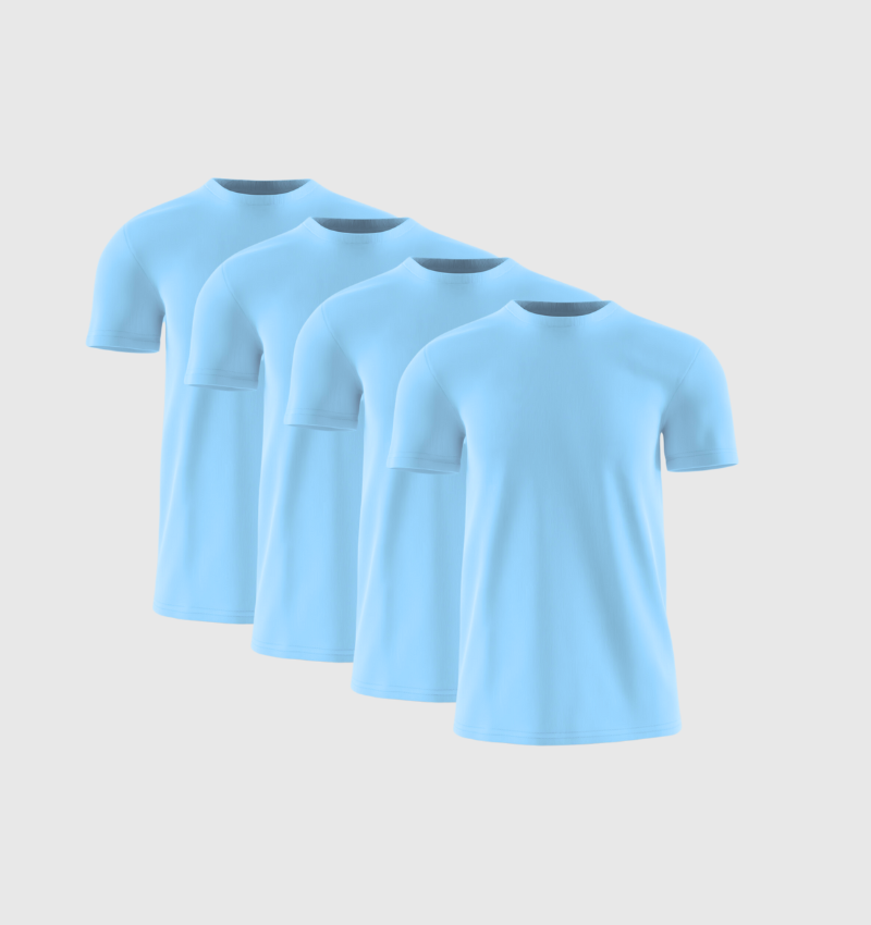 Pack of 4 – Sky Blue