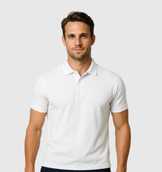 Pack of 6 Polo Shirts - White