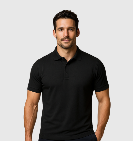 Pack of 9 Polo Shirts - Black