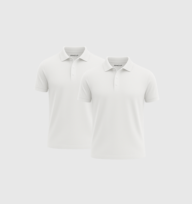 Pack of 2 Polo Shirts - White