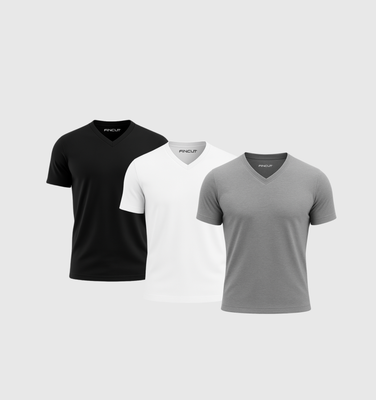 Pack of 3 V-neck Shirts - Winter