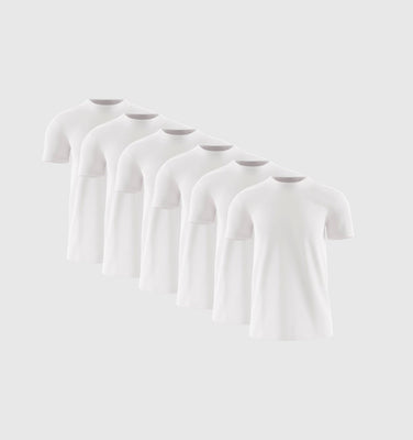 Le pack de 6 - Blanc - Fincut Men