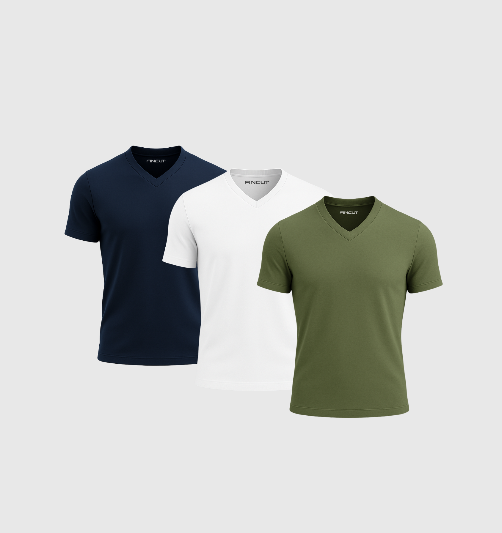 Pack of 3 V-neck Shirts - Adventure