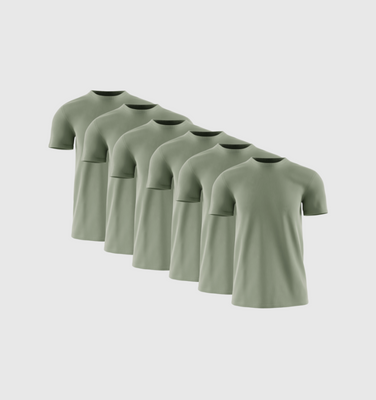 Pack of 6 - Khaki