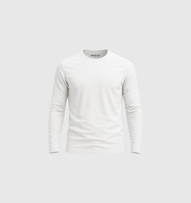 Long Sleeve Solo - White